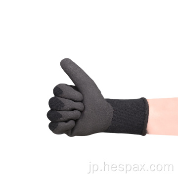 HeSpax 13Gラテックスサンディアンチスリップ冬の手袋構造